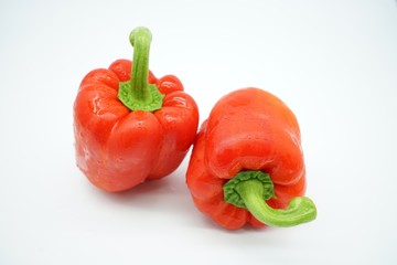 red pepper isolated on white background