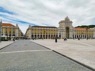 Fototapeta na wymiar Terreiro do Paço, Lisbon, Portugal