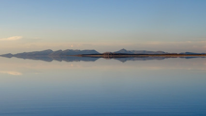 Obraz premium Salar Uyuni in Bolivia is a nature miracle