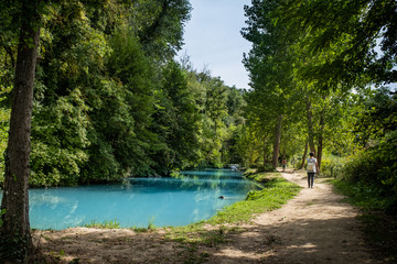 Colle Val d'Elsa, Elsa River park, Tuscany