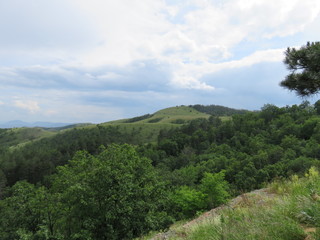 Obraz premium Hills as an ideal place for hiking practice