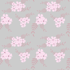 Fashionable pattern in small flowers. Floral seamless background for textiles, fabrics, covers, wallpapers, print, gift wrapping and scrapbooking. Raster copy.