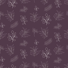 Fashionable pattern in small flowers. Floral seamless background for textiles, fabrics, covers, wallpapers, print, gift wrapping and scrapbooking. Raster copy.