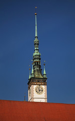Obraz premium Townhouse at Upper Square (Horni namesti) in Olomouc. Moravia. Czech Republic