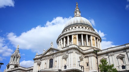 London - St. Paul's Cathedral. UK landmarks.