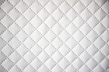 interesting original white leather background with quilting pattern