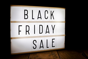 Black friday sale on light box