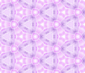 Violet purple vintage seamless pattern. Hand drawn