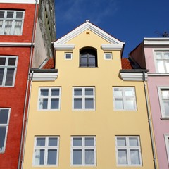 Fototapeta na wymiar Copenhagen city, Denmark. Nyhavn street.