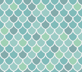 Moroccan Fish Scale Seamless Pattern