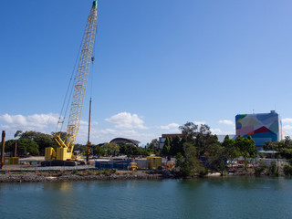 Fototapeta premium Construction Site At Surfers Paradise On The Gold Coast