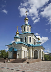 Faith, Hope, Love and Sophia church in Krasnoyarsk. Russia