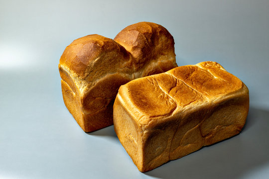 Homemade bread, round-top and pullman