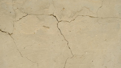 Fototapeta premium Crack in the wall of the house