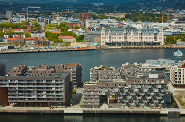 Obraz premium view of Oslo city and sea