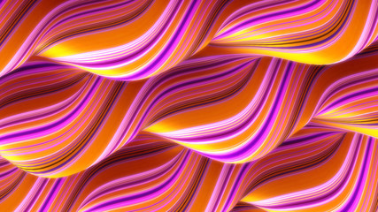 Elegant line background. 3d illustration, 3d rendering.