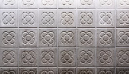 Foto op Aluminium typical modernist tile from Barcelona © fotonomada 