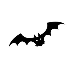 Black bat vector