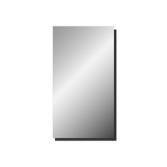 big rectangular mirror icon vector
