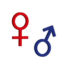 men and woman gender icons