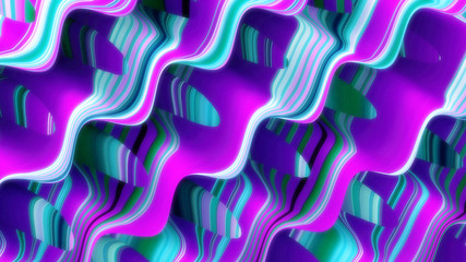 Elegant line background. 3d illustration, 3d rendering.