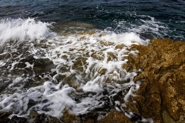 rocky coastline on Kamenjak peninsula, Croatia