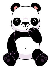 Cartoon panda