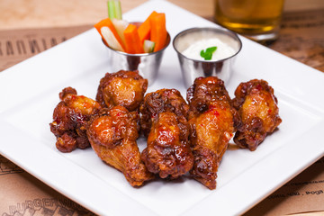 Restaurant Food Fried Chicken Wings