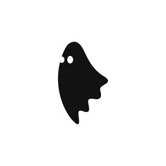 Set of scary ghost logo vector icon illustration design 