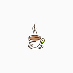 Coffee cup Logo Icon Design Template
