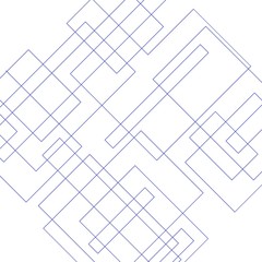 Quadrangles/Blue lines on white background. Geometric backdrop. Abstract wallpaper Use for App, Postcards, Packaging, Items, Websites and Material-illustration.