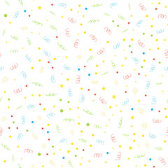 Seamless pattern. Celebration background. Vector illustration.