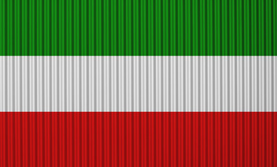 Fahne von Nordrhein-Westfalen auf Textur