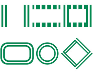 Fahnen von Nigeria mit Textfreiraum