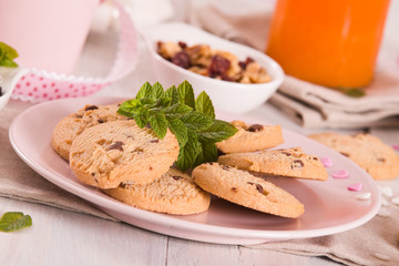Chocolate chip cookies.