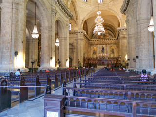 Cathedral in Old Havana, Cuba