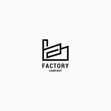 Factory Logo Icon Design Template