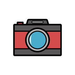 camera - photography icon vector design template