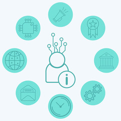 Administration vector icon sign symbol