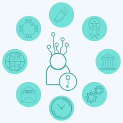 Administration vector icon sign symbol