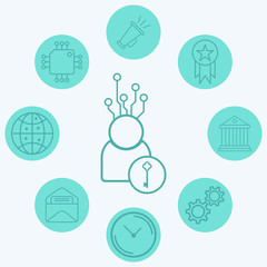 Administration vector icon sign symbol