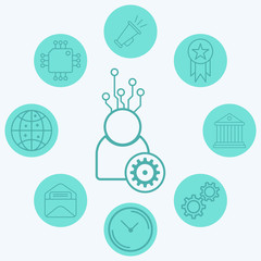 Administration vector icon sign symbol