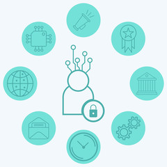 Administration vector icon sign symbol