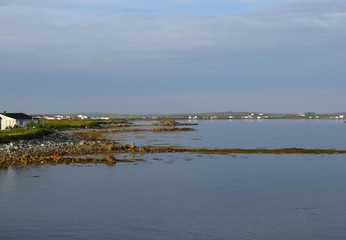 coastal landscape along the southern part of the Burin Peninsula  Heritage Run Highway, Newfoundland Canada 