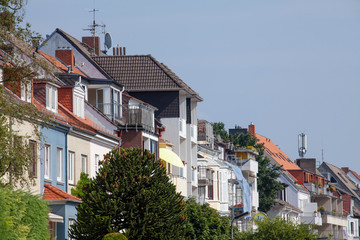 H&auml;userzeile, Reihenh&auml;user, Wohngeb&auml;ude