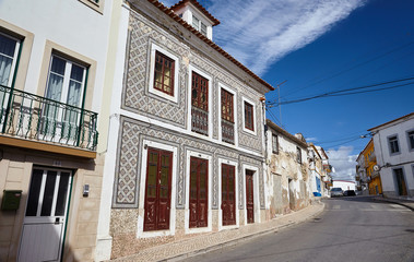 Fototapeta na wymiar An old Portuguese street