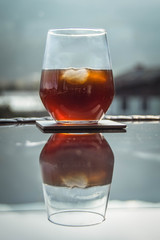 glass of cold drink