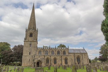 Fototapeta premium Church with a spire in England