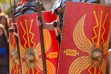armaduras y vestimenta ejercito romano