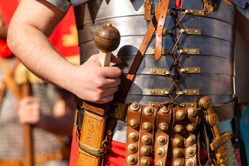 armaduras y vestimenta ejercito romano